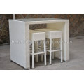 Mobiliário branco cor Tente Rattan Bar